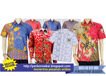 BAJU BATIK SEKOLAH DAN INSTANSI PESAN DI SINI