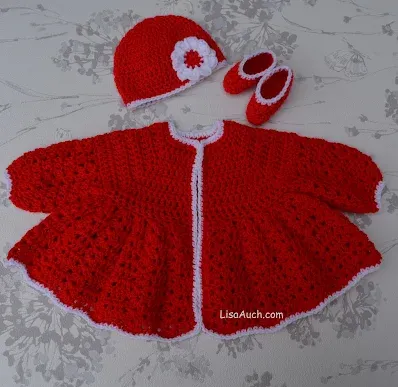 Crochet baby set patterns free