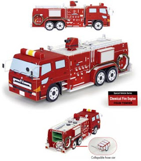 Chemical Fire Engine Papercraft