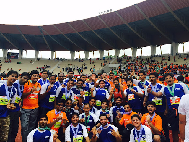 Pegasystems took part in the Airtel Hyderabad Marathon - Over 200 Employees