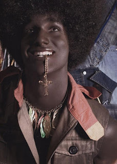 Arthur Sales L'Officiel Hommes Blackface