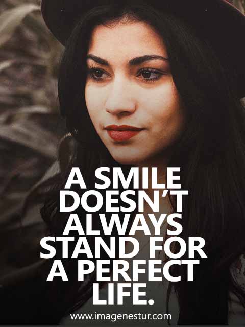 Girls Smile Quotes for Instagram