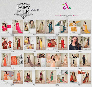 Dairy Milk Vol-31 Chanderi Cotton Wholesale Dresses