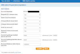 How to Activate SMS alerts in SBI Online