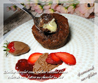 Moelleux chocolat coeur coulant sans gluten