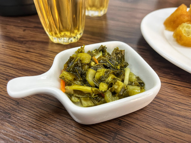 sour mustard green relish