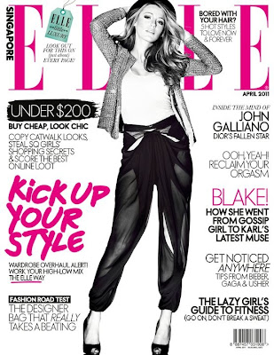 Blake Lively Hot Pink. Blake Lively, on the cover