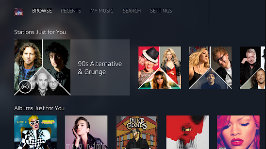  تطبيق Amazon Music يصل إلى Android TV 