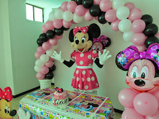 DECORACION FIESTA MINNIE MOUSE MEDELLIN