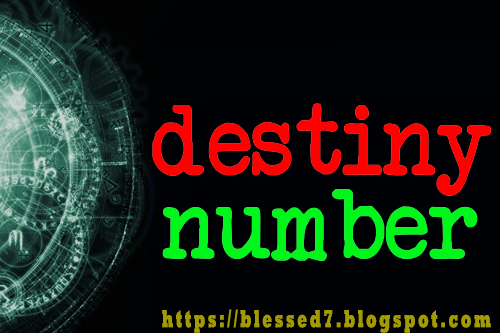 DESTINY NUMBER  is the sum total of one's date of birth and therefore unique for every person