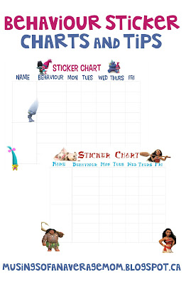 behavior sticker charts