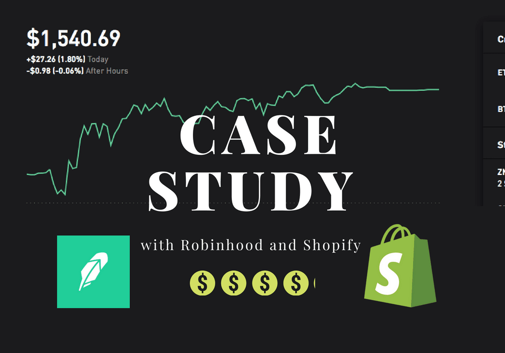 How I Made Money With Robinhood Shopify And Free Stocks Johnnyfd - 