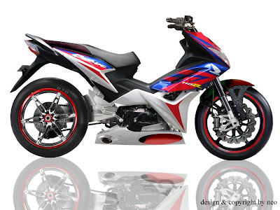 Rujukan Modifikasi Motor Honda Blade 110 cc – Gambar Foto Modifikasi ...