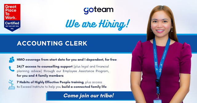 Job Hiring Work-from-home (PC provided), Night Shift: Accounting Clerk