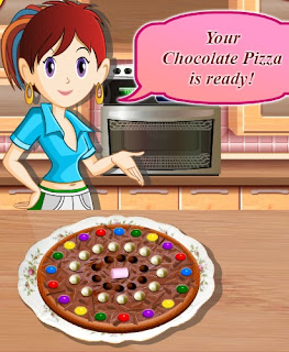 gambar game memasak sara pizza coklat