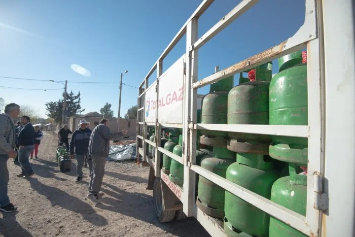 El Gobierno subsidió 60.000 garrafas en las zonas vulnerables de Mendoza desde mayo