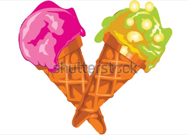 illustration design ice cream