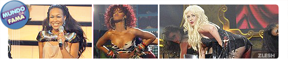 POP MUNDO DOS FAMOSOS: christina aguilera e rihanna no ultimo episodio de X FACTOR