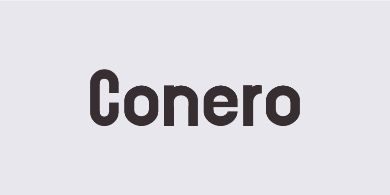 conero free fancy fonts in the design world