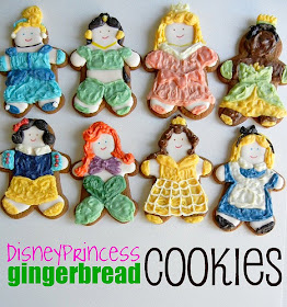 Disney Princess gingerbread cookies