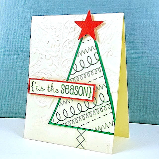 SRM Stickers Blog - Michelle Giraud - #Christmas #stitches #stickers #card
