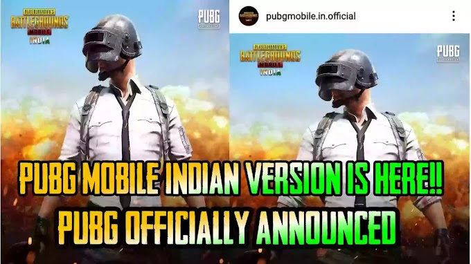 PUBG MOBILE INDIA COMING SOON !!