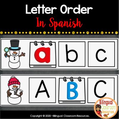 Here is a fun center activity to practice putting letters in the correct order. Students first look at a sequence of letters, then write the letter that comes next (or use magnetic letters).