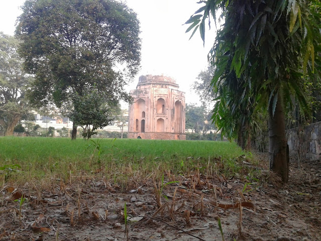 Maqbara Paik at Mukarba Chowk flyover near New Delhi