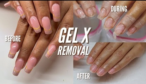 How to remove gel-x nails with oil