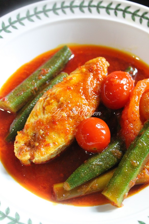  Masak Asam Pedas Ikan Merah Yang Terlajak Sedap Azie Kitchen