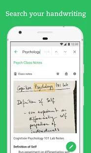 Evernote - Search your handwriting