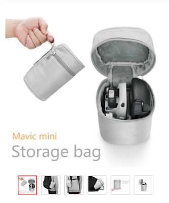 Storage Bag for Dji Mavic mini Case Drone and remote controller Carrying Case Portable Zipper Travel bag Accessories