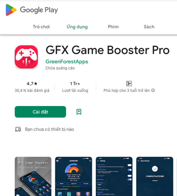 Download GFX Game Booster Pro APK cho Android miễn phí a