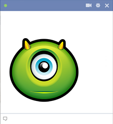 Monster emoticon for Facebook