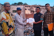 Lazismu Lampung Tengah Salurkan Bantuan pada Korban Kebakaran