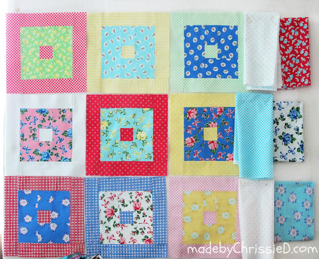 Just One Block Quilt by Chris Dodsley @made by ChrissieD