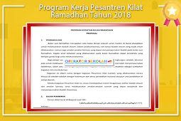 Program Kerja Pesantren Kilat Ramadhan Tahun 2018