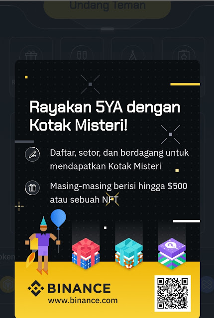 Kode CUan Bonus Referral Apk Binance Reward Crypto