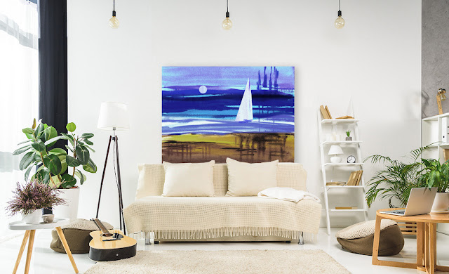 Beach Art In Interior Decor Artist Irina Sztukowski