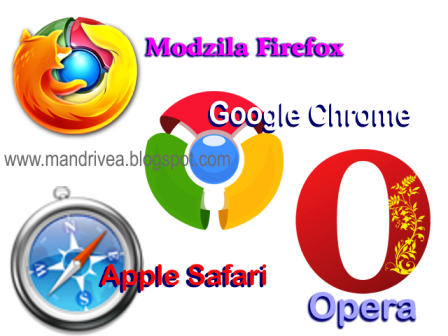 Download Modzila Firefox, Chrome, Opera, apple safari
