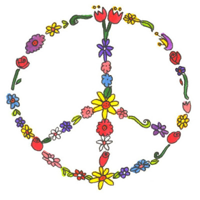 simbolo de paz y amor. quot;Si quieres la paz, no hables