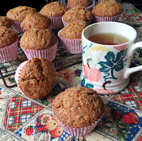 Crunchy Topped Maple Walnut Oatmeal Muffins