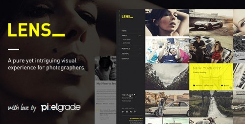 Download Nulled LENS v2.3.1 – An Enjoyable Photography WordPress Theme