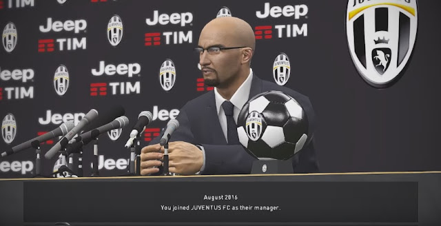 PES 2017 Juventus F.C. Transfer Room Sponsor Jeep Tim Black White Edition by fifacana