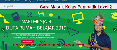 cara masuk kelas pembatik level 2