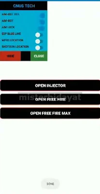 Cnus Tech Mod CTM Injector Apk