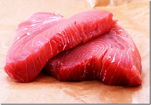 yellow tuna steak