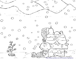 Charlie Brown Christmas Coloring Pages To Print