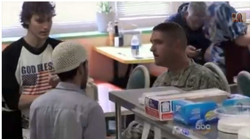 A Boy Makes Anti-Muslim Comments In Front Of An American Soldier. The Soldier's Reply: Priceless.