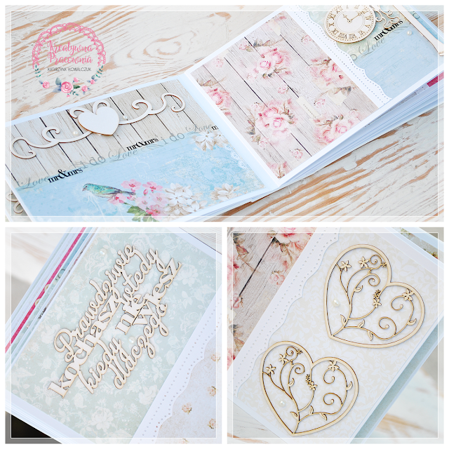 album ślubny jak książka scrapbooking